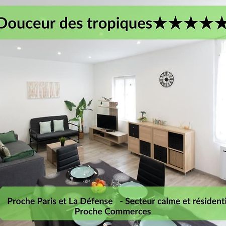 *Douceur Des Tropiques*Parisis Apartment Argenteuil Exterior photo